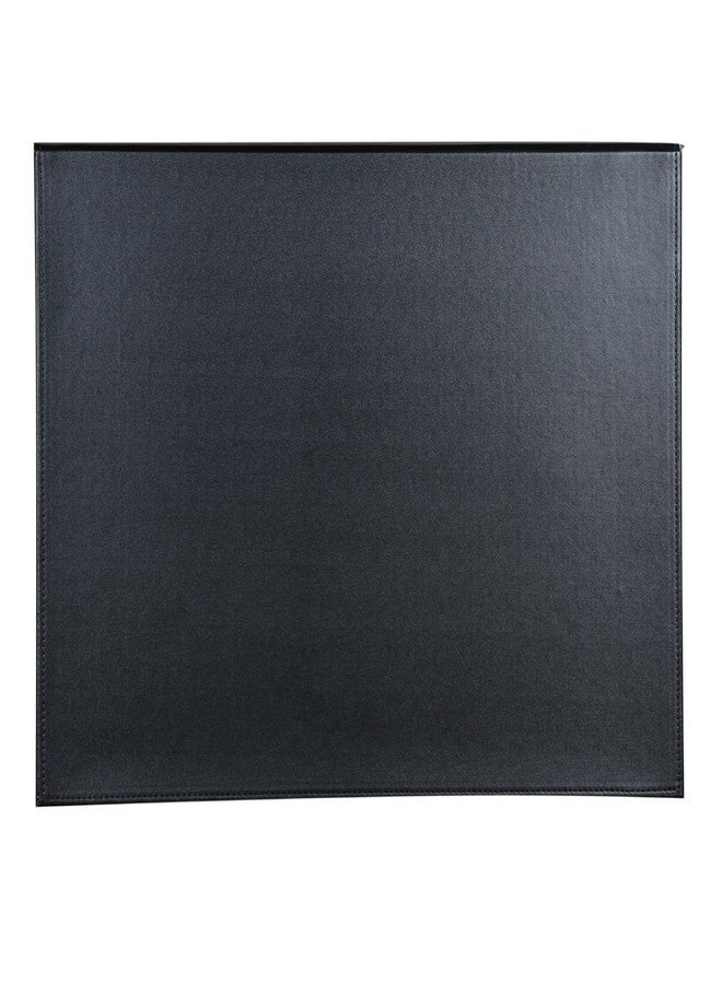 KINGFOM 18''x14'' Large Rectangle A3 Desk Writing & Drawing Desk Pad &Board Table Protector Mat with Paper Clip on Top Black - Image 2