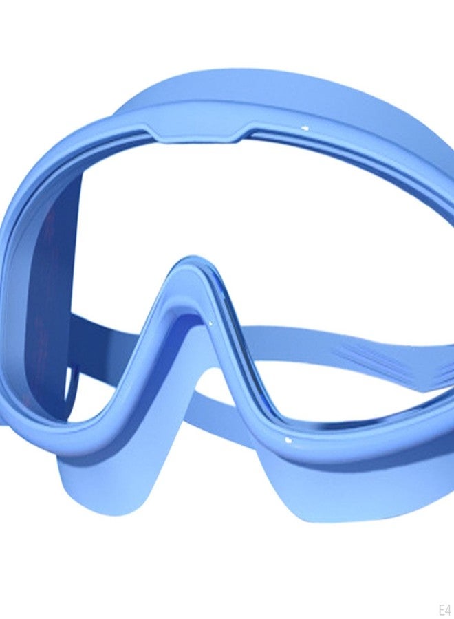 Spocco | Swimming Goggles for Kids with Ear Plugs | Big Frame, Leakproof, Anti-Fog Lenses for Boys & Girls - UV Protection & Adjustable Swim Googles for Young Swimmers | SG 100 | BLUE | 73 - Image 3