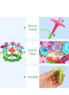 Excefore Flower Garden Building Set, 46 PCS Flower Garden Building Toys for Girls, STEM Gardening Pretend Play Set, Stacking Game for Toddlers and Preschoolers, Ages 3-8 Years  - Image 5
