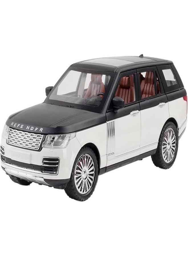 Coelon 1:24 Die cast Metal Toy car Refender Model Car Light Sound Pull Back - Image 1