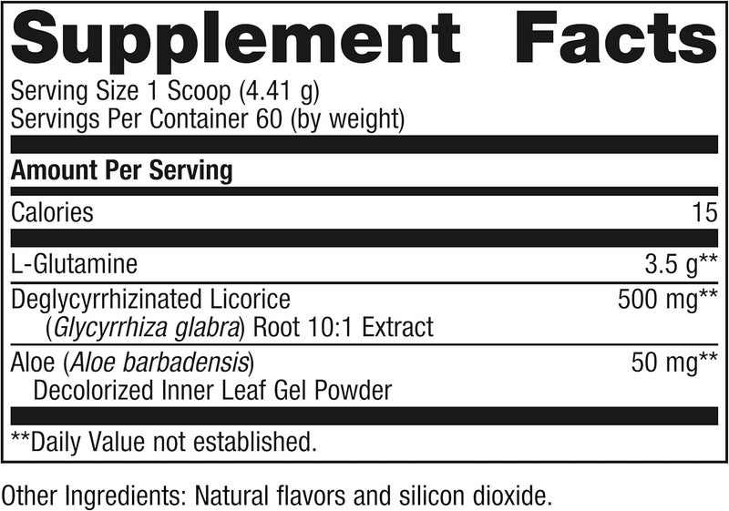 Metagenics ميتاجينيكس غلوتاجينيكس لدعم المناعة وصحة الأمعاء والهضم السليم مع مسحوق L-غلوتامين وصبار DGL مكمل الأحماض الأمينية للرجال والنساء 60 حصة 933 أونصة - Image 2