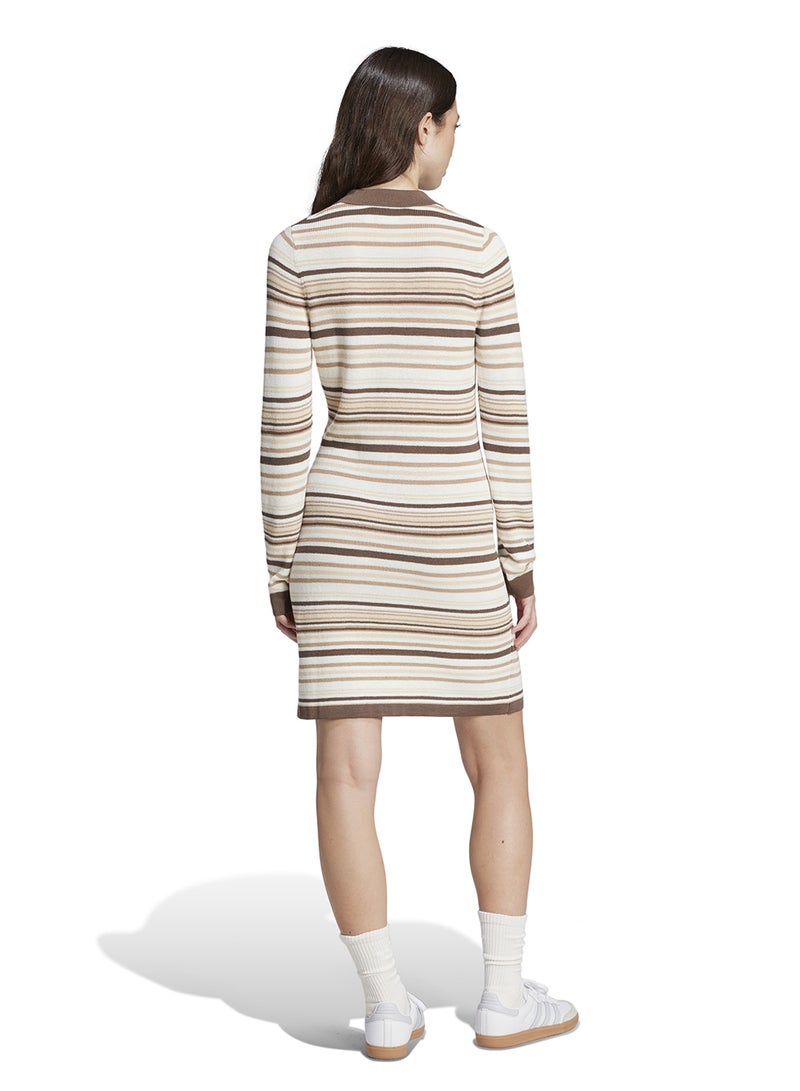 adidas Originals Striped Knit Dress  - Image 2
