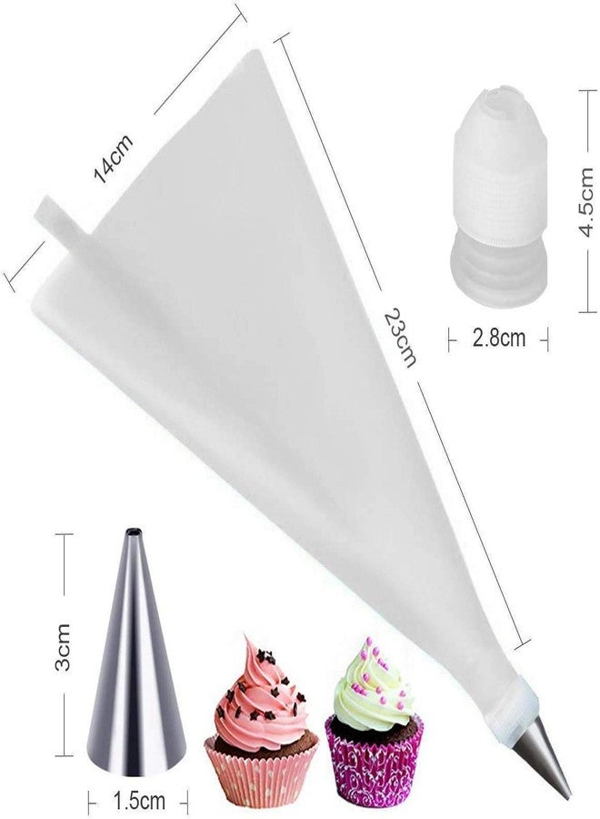 Perfect Pricee 12 Piece Cake Decorating Set Frosting Icing Piping Bag Tips with Steel Nozzles - Image 2