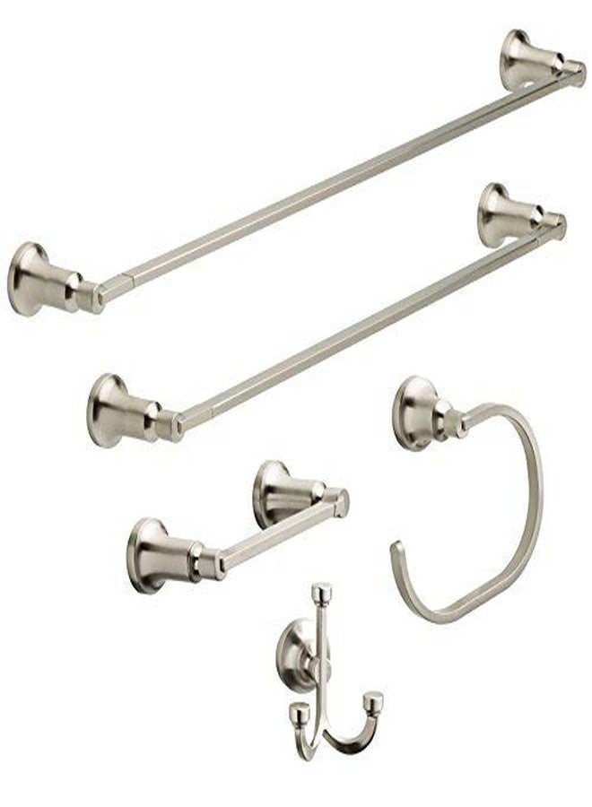 Delta Alux Satin Nickel Single Towel Bar 24" - Image 4