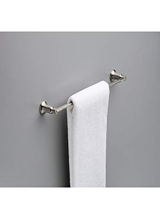 Delta Alux Satin Nickel Single Towel Bar 24" - Image 2