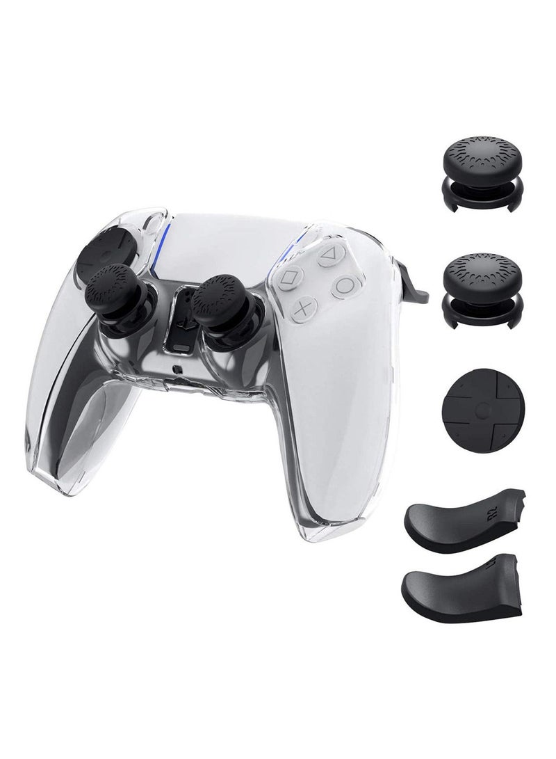 Buttons Set Cross Key Button Joystick Cap R2 L2 Extended Trigger Button Extender Set for PS5 controller - Image 1
