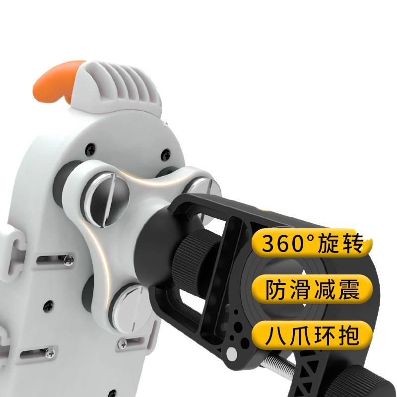 Stable Navigation Support Phone Holder Motorcycle & Bicycle for Riding and Navigation and Rearview Mirror Mount for Fits Most Smartphones - Image 3
