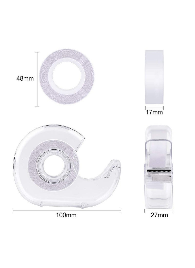 Excefore Double Sided Clothing Tape, Body Tape Clear Fabric Strong Tape Transparent Clothing Tape Fabric Double Sided Tape for Dress, Clothes to Skin, Medical Grade Tape, 2 Roll, 33 ft  - Image 2