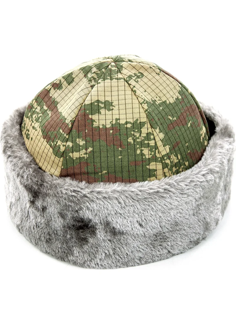 İhvan Camouflage Börk Hat - Börk Beret - Stamp