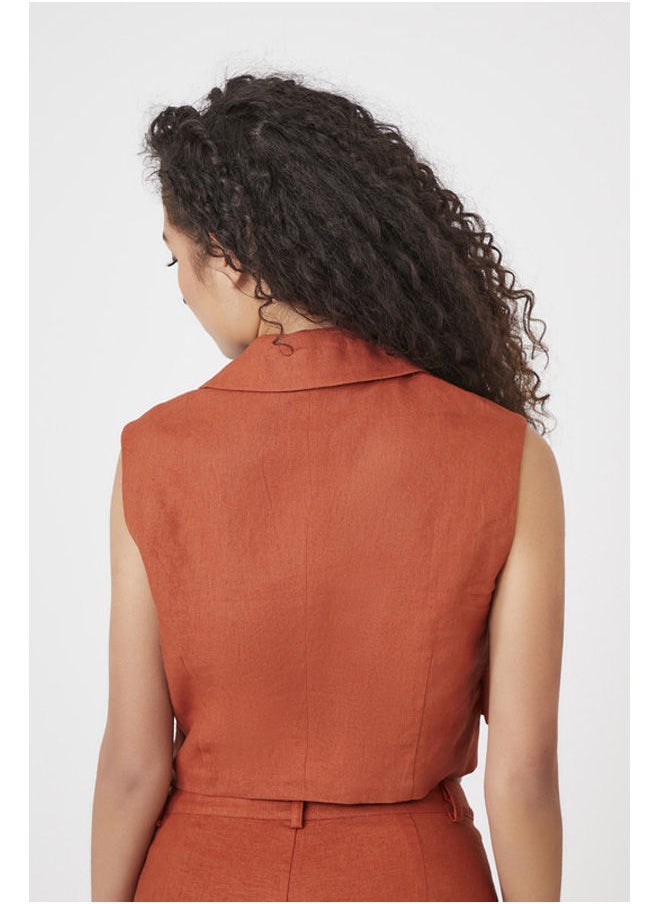 FOREVER 21 Jackets Vest Slvls Cropped  - Image 3