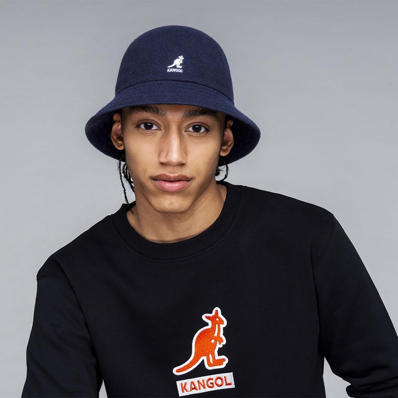 KANGOL كنجول صوف كاجوال - أزرق داكن/L - Image 3