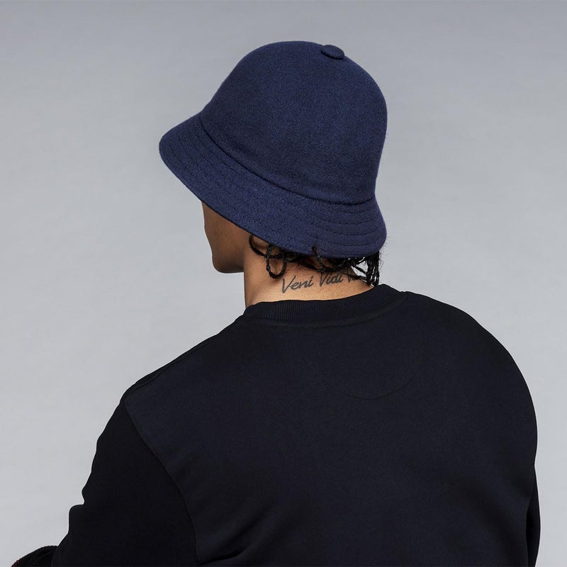 KANGOL كنجول صوف كاجوال - أزرق داكن/L - Image 5
