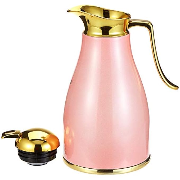 Harmony Stainless Steel Coffee Pot  PinkGold - Image 2