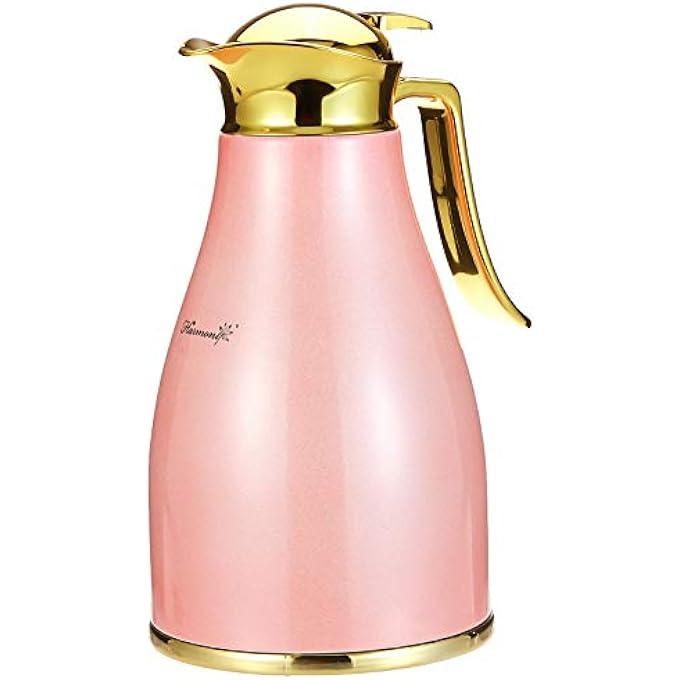 Harmony Stainless Steel Coffee Pot  PinkGold - Image 1
