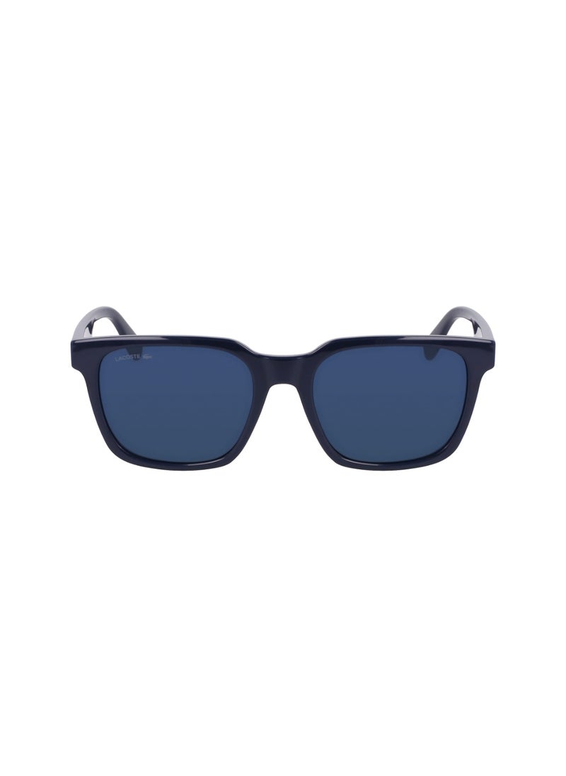 LACOSTE FULL RIM BIO INJ-G820 MODIFIED RECTANGLE LACOSTE SUNS L6028S  5419 (410) BLUE  - Image 1