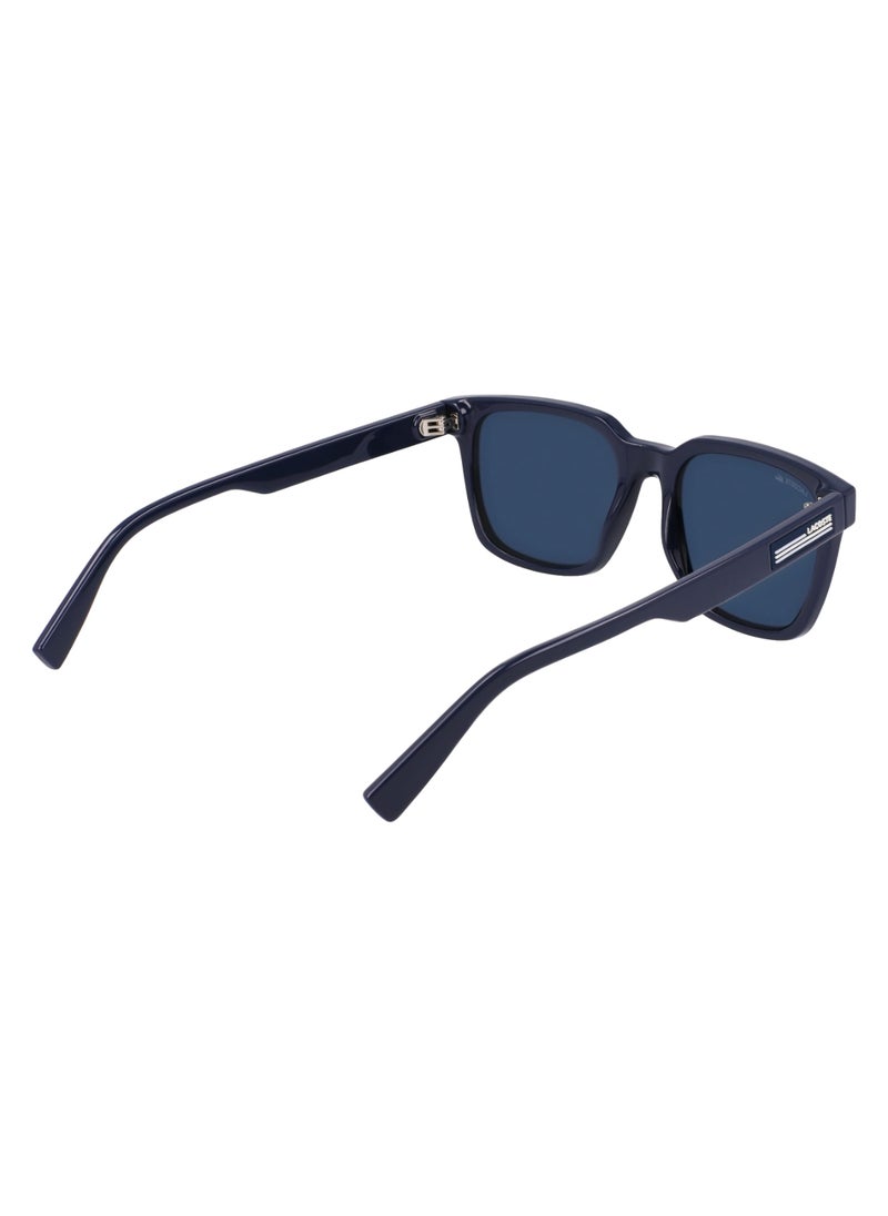 FULL RIM BIO INJ-G820 MODIFIED RECTANGLE LACOSTE SUNS L6028S  5419 (410) BLUE