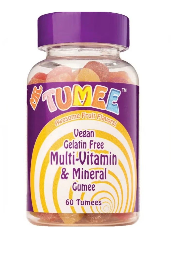 MR.TUMEE Multivitamin Gummies for Kids 90 Gummies | Immune Support with Vitamin C, D3, B12, A, E & Zinc | Strawberry Flavor | Gluten Free, Vegan, Chewable Gummy Vitamins