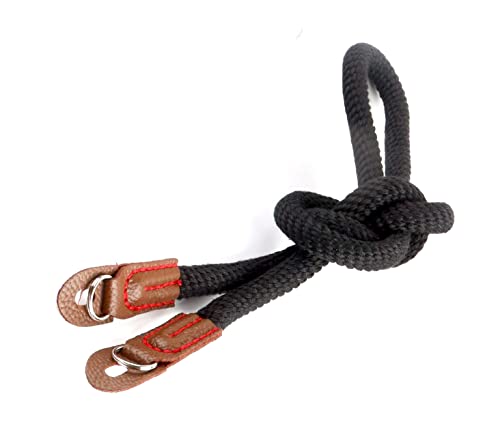 Fotasy Vintage Cotton Camera Straps, Round Cord Camera Belt, Cotton Rope, Shoulder Strap, 103cm, Soft Light Weight Elastic, Neck Strap for Mirrorless Cameras and Compact DSLR,Multi,VCRB - Image 3