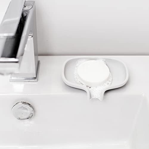 bosign Silicon Soap Dish - Small (White) - Image 3