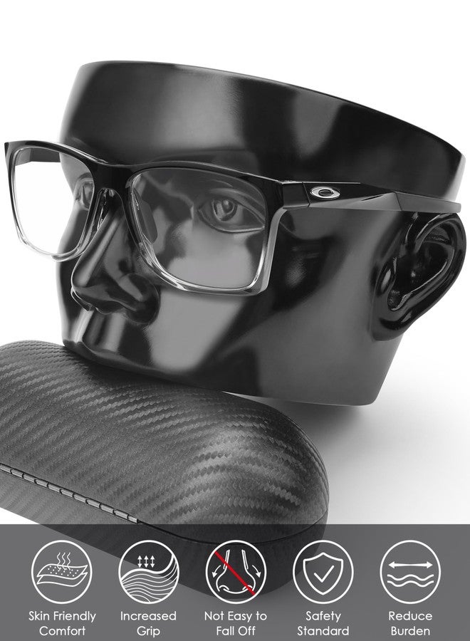 BLAZERBUCK Sock Kits Earsocks & Nosepieces for Oakley Activate OX8173/Activate Asian Fit OX8169F Eyeglasses - Black - Image 3