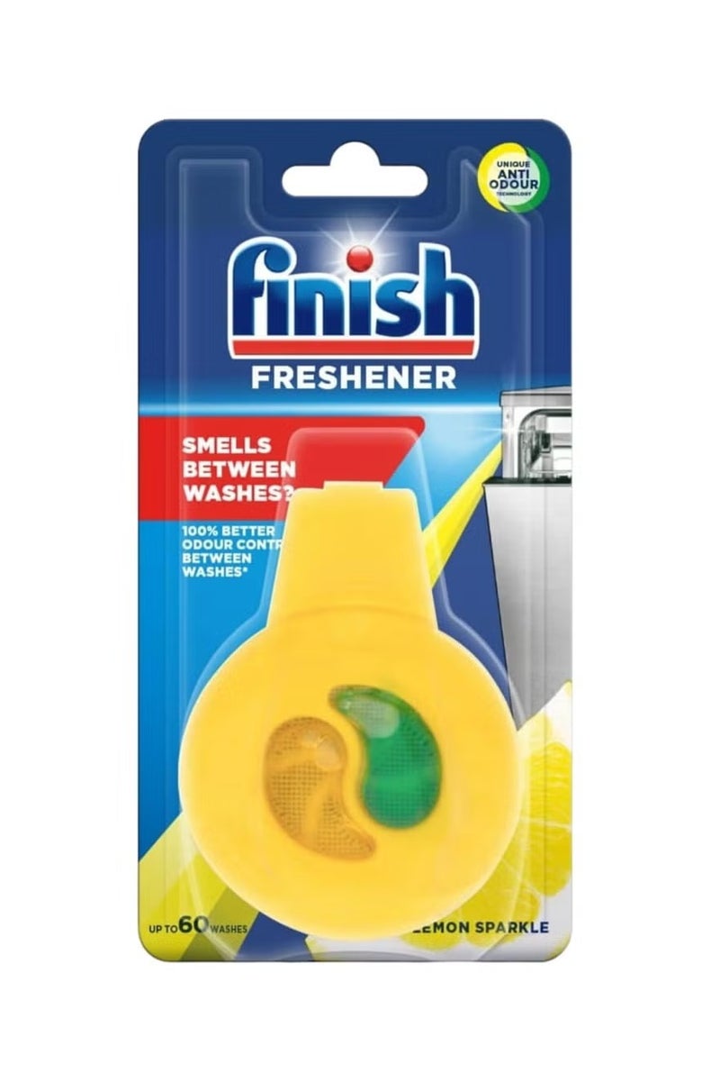 فنيش مزيل روائح غسالات الصحون برائحة الليمون، يكفى حتى 60 غسلة - Image 1