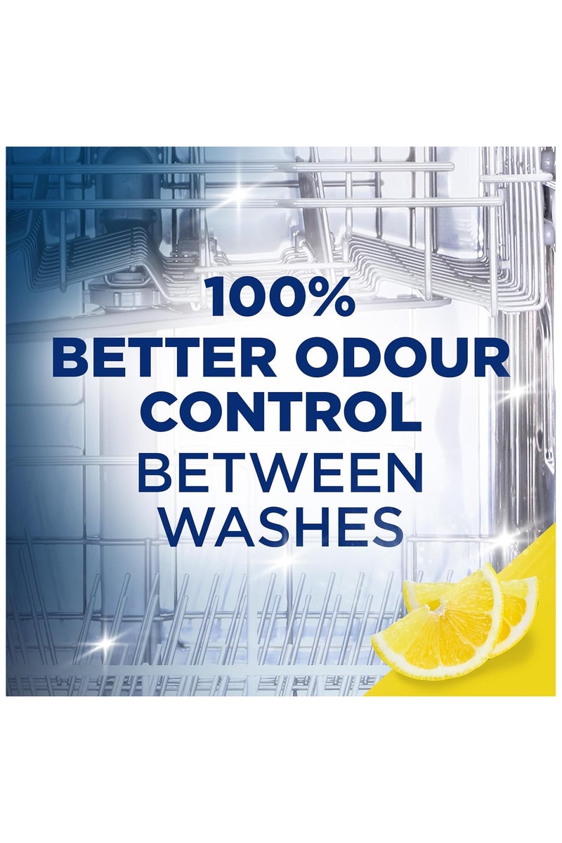 فنيش مزيل روائح غسالات الصحون برائحة الليمون، يكفى حتى 60 غسلة - Image 2