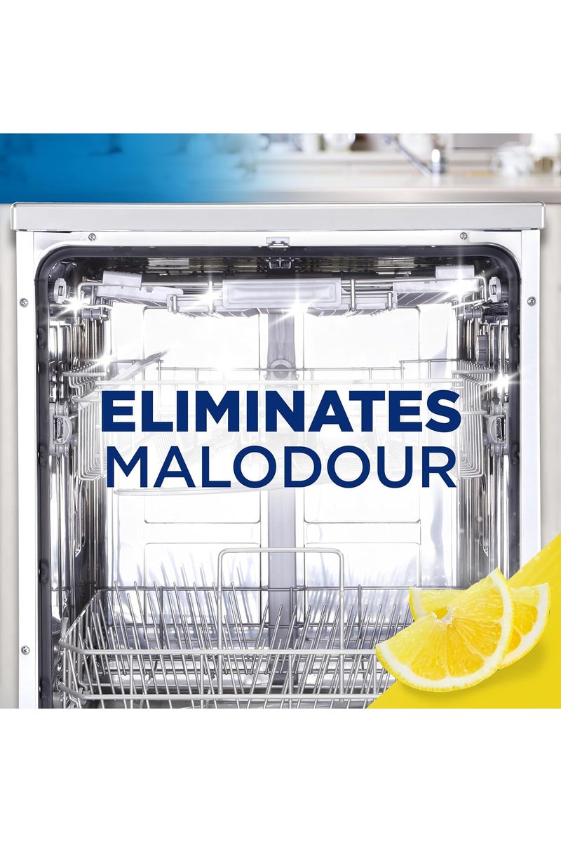 فنيش مزيل روائح غسالات الصحون برائحة الليمون، يكفى حتى 60 غسلة - Image 3