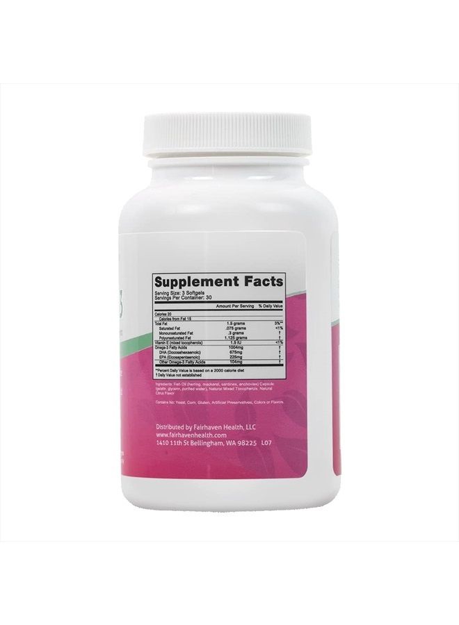 fairhaven health PeaPod Omega-3 Premium Icelandic Fish Oil Supplement for Healthy Pregnancy, Made with EPA, DHA and Fatty Acids for Cognitive Function, Citrus Flavor - Image 2