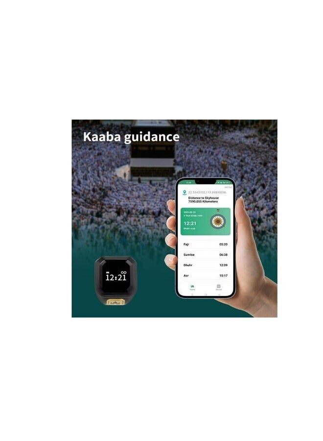 Zikr Ring Smart Ring with Vibration Reminder Tasbih Counter and Daily Prayer Reminders - Image 3