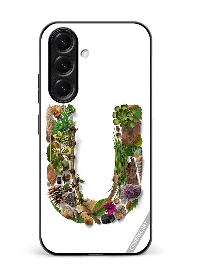 VR CREATIVE Protective Case Cover For Samsung Galaxy A56 Alphabet U Design Multicolour