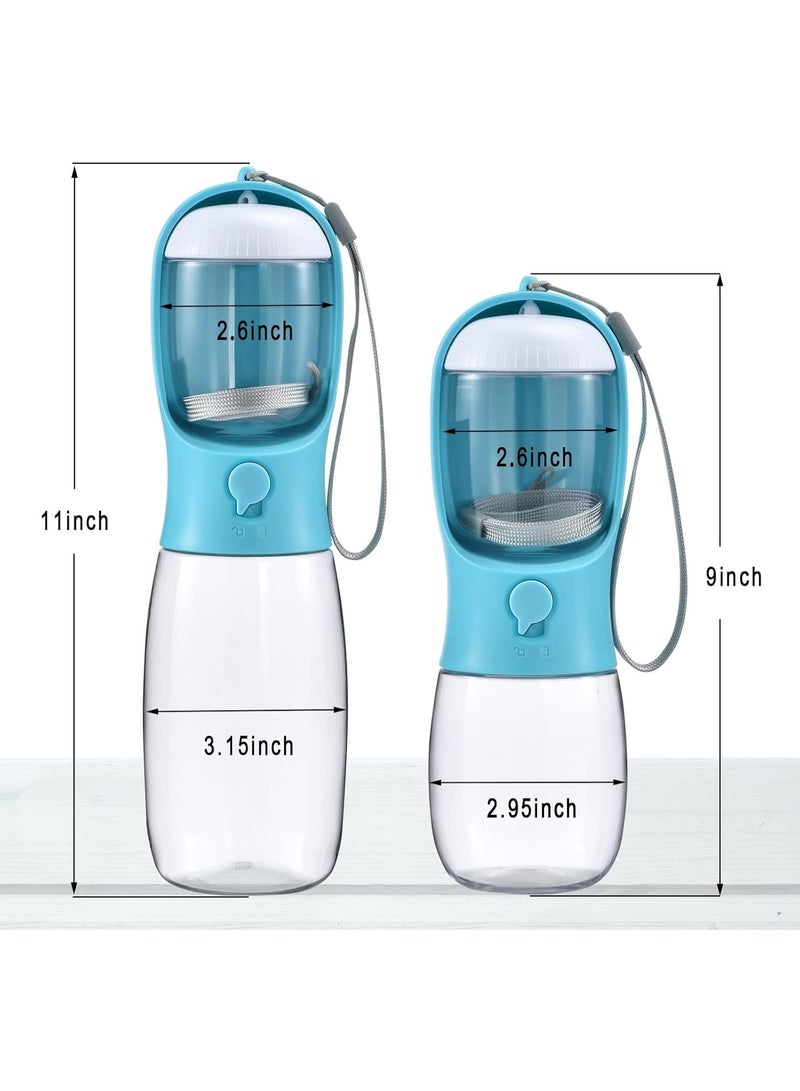 زجاجة مياه الكلب مع وعاء الطعام، وعاء مياه الجراء المسافر، موزع الحيوانات الأليفة المحمولة، القطط المشي والتنزه هدية الكلب - Image 5