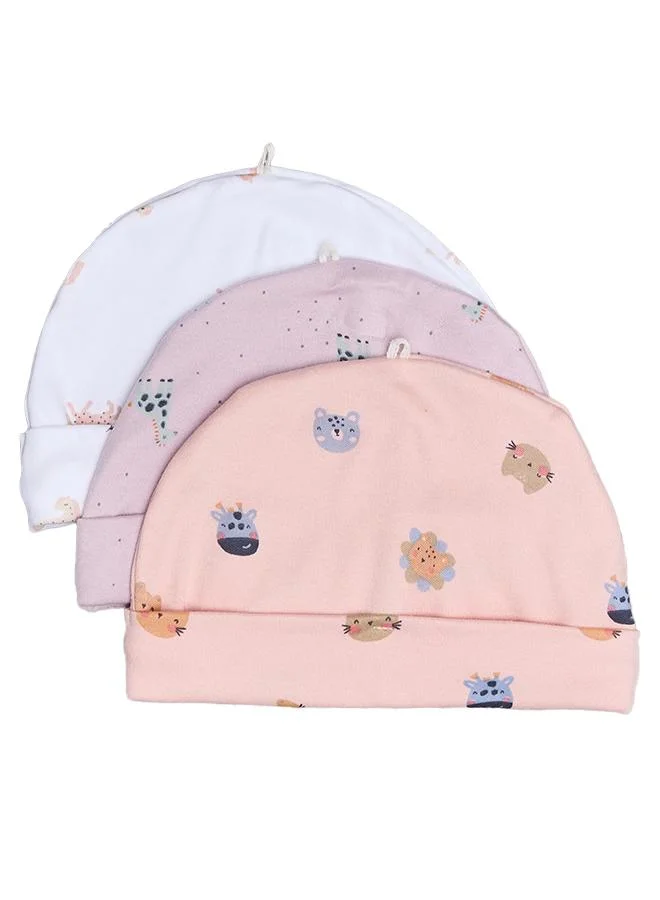 Babies & More Babies & More Newborn Girls Multicolor Cap