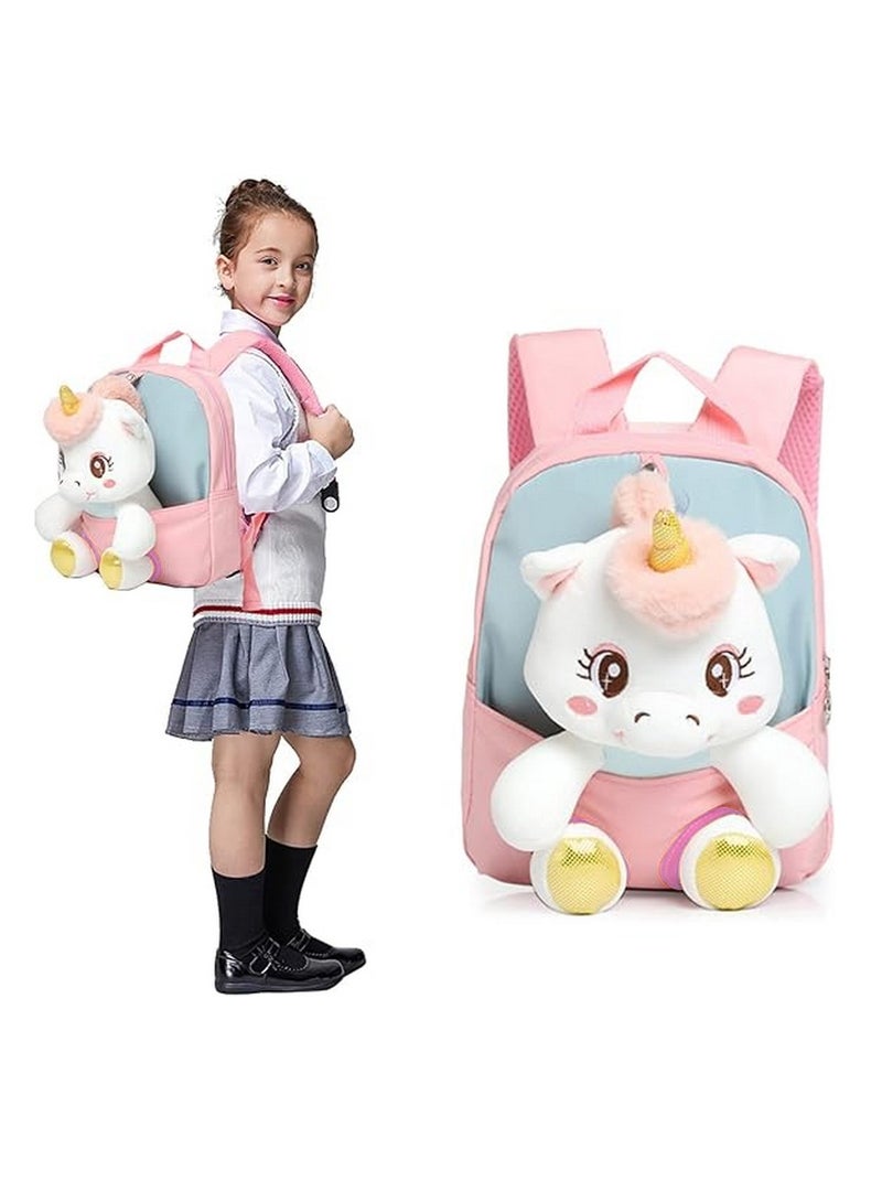 رات سو حقيبة ظهر فاتنة للأطفال الصغار لعبة لطيفة فاتنة الحيوان لفتاة صغيرة حقيبة مدرسية مع حيوان فاتنة للأطفال ما قبل المدرسة - Image 1