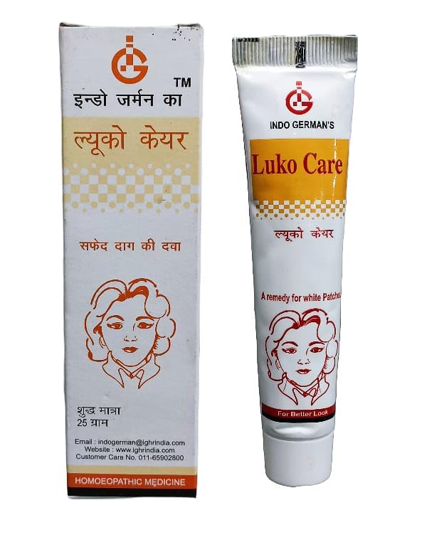Generic INDO GREMAN LUKO CARE A REMEDY FOR WHITE PATCHES NET WT 25GM PACK OF 3 