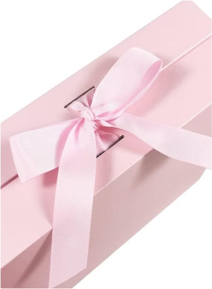 GMORO 26*19*8cm Pink Gift Box with Ribbon for Mother's Day,Valentine's Day,Birthdays,Party - Image 2