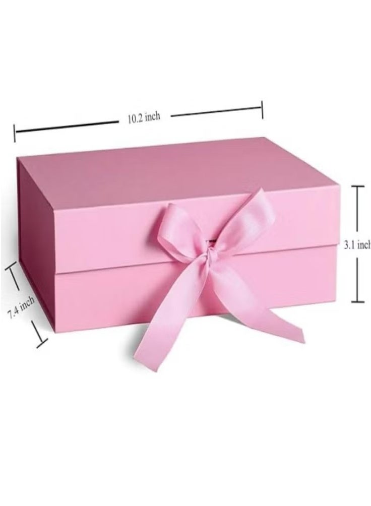 GMORO 26*19*8cm Pink Gift Box with Ribbon for Mother's Day,Valentine's Day,Birthdays,Party - Image 4
