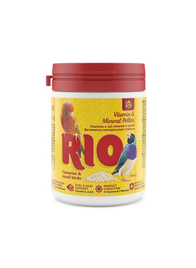 RIO Vitamin & Mineral Pellets for Canaries, Exotic Birds & Small Birds – Daily Nutritional Supplement 120g - Image 2