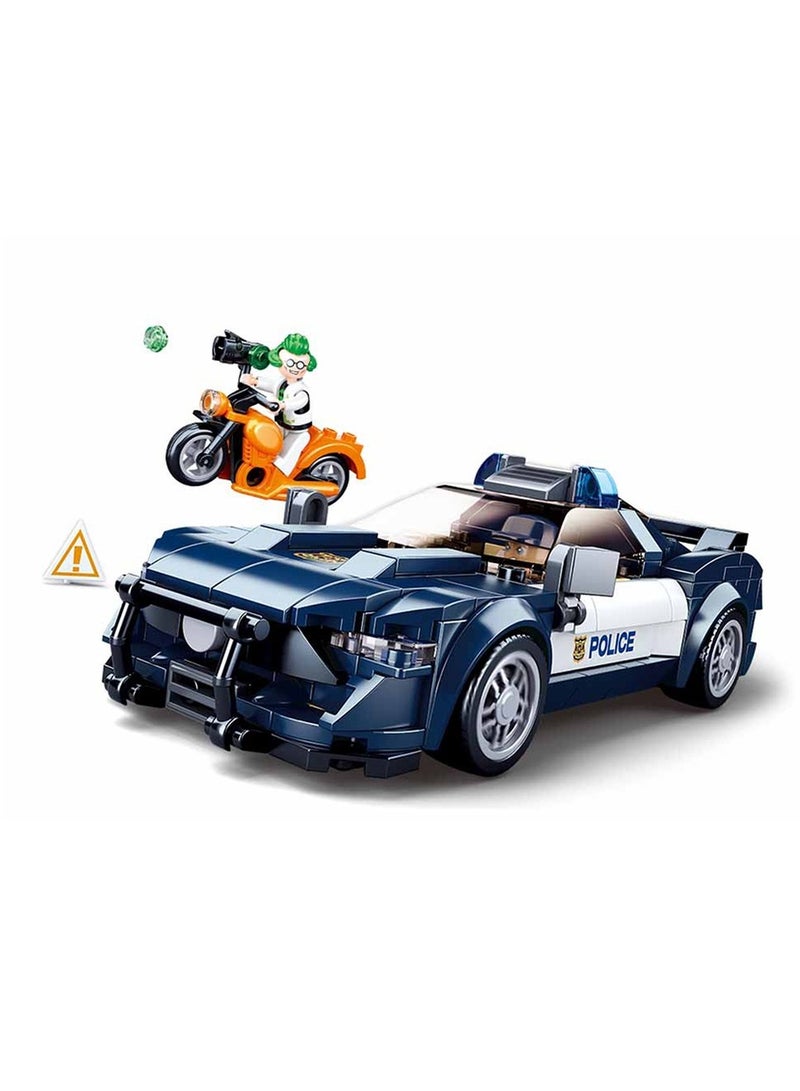 سلوبان مكعبات سيارة الشرطة الرياضية 284 قطعة - M38-B1063 - Image 2