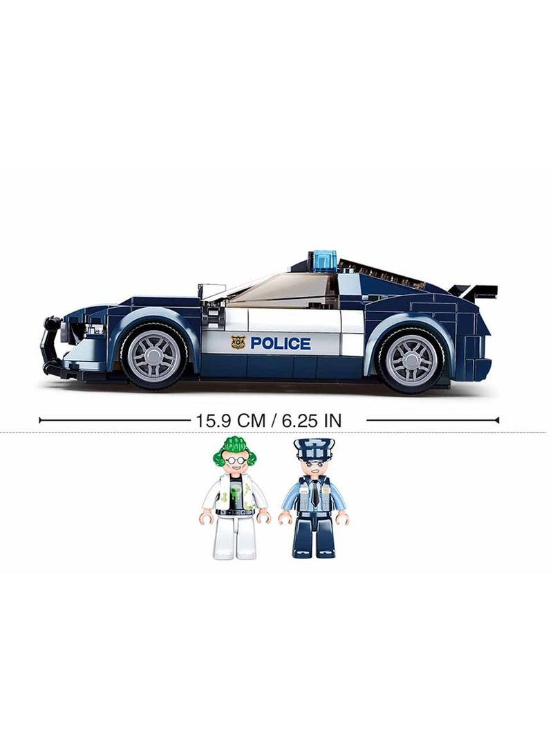 سلوبان مكعبات سيارة الشرطة الرياضية 284 قطعة - M38-B1063 - Image 5