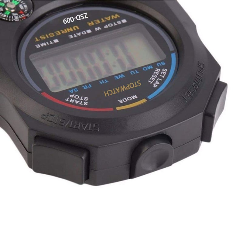 Pgzsy 6 Pack Multi-Function Electronic Digital Sport Stopwatch Timer, Large Display with Date Time and Alarm Function,Suitable for Sports Coaches Fitness Coaches and Referees - Image 4
