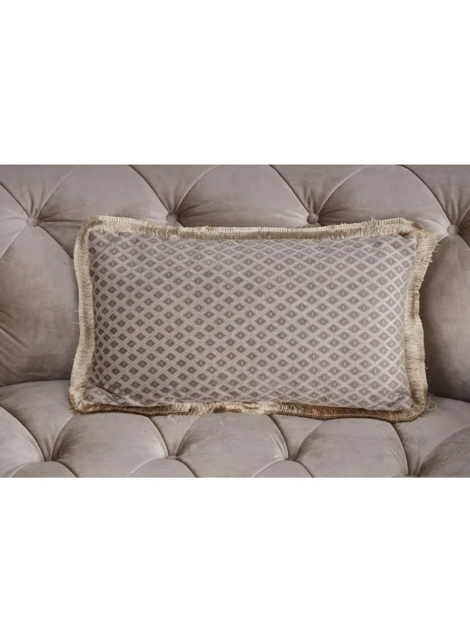 Comfynest راحة فاخرة: مجموعة أريكة زاوية مكسوة بالميكروسويد لـ 10 مقاعد مع Ottoman باللون الكريمي - Image 3