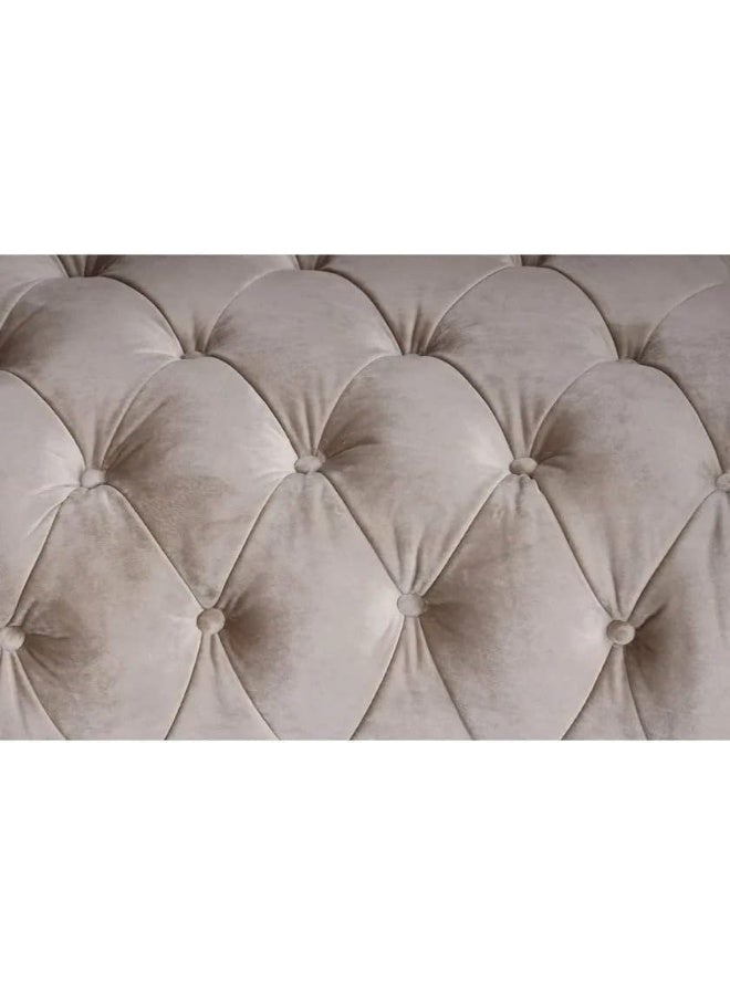 Comfynest راحة فاخرة: مجموعة أريكة زاوية مكسوة بالميكروسويد لـ 10 مقاعد مع Ottoman باللون الكريمي - Image 4