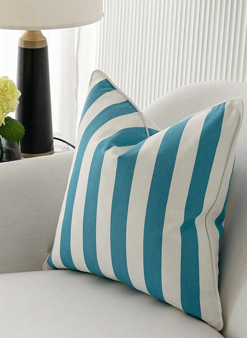KNOT HOME Cushion Aelia Azure (with filler) Pillow Knot Home Cover Set for Modern Sofa Contemporary Living Room Bedroom and Office Soft Washable