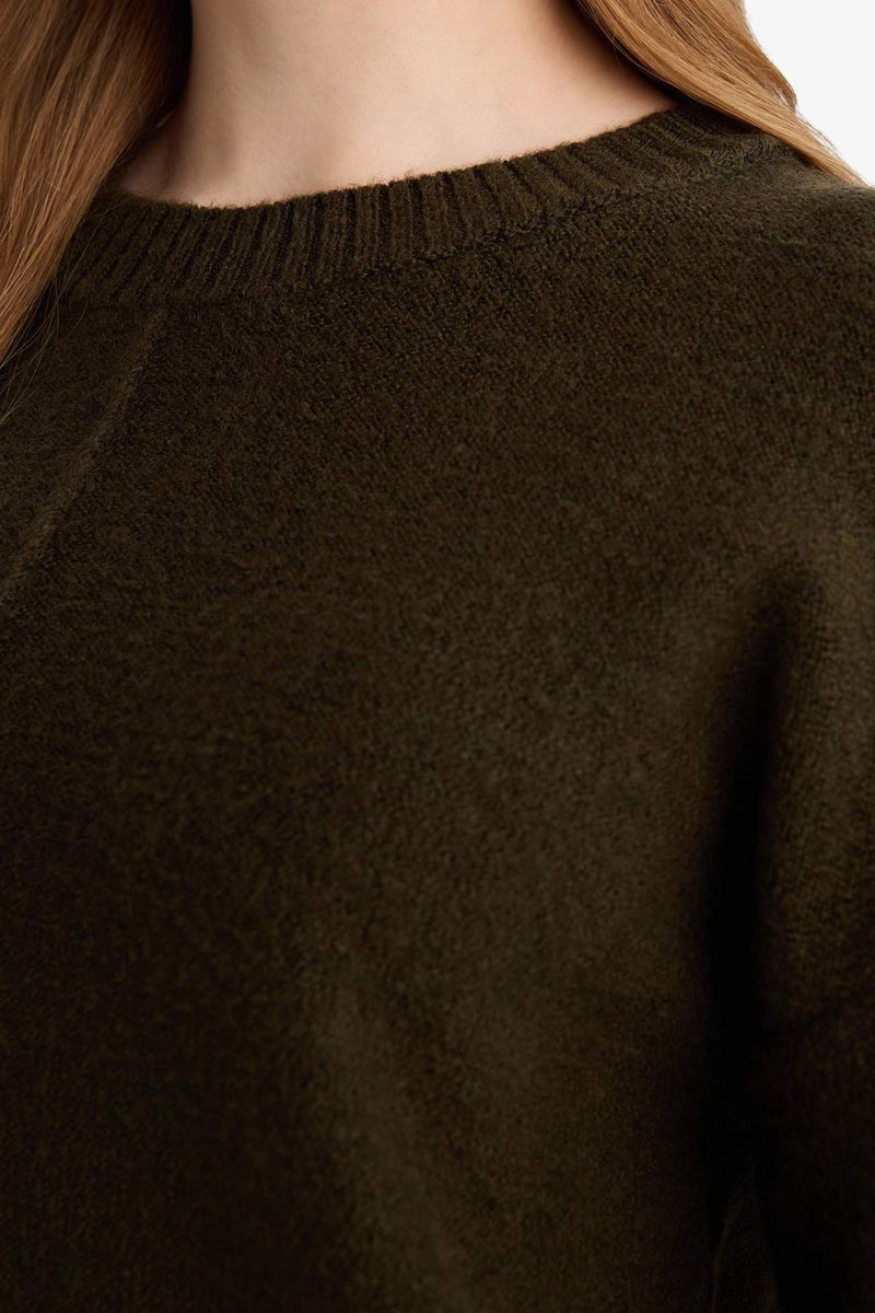 DeFacto Loose Fit Knitwear Crew Neck Tunic - Image 4