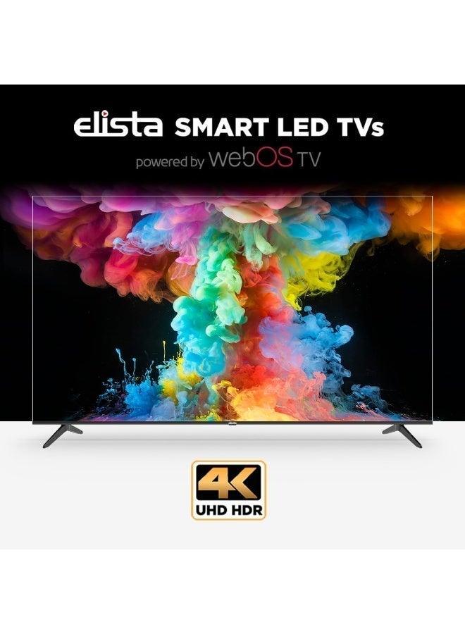 Elista 50″ 4K UHD WebOS Smart LED TV GTV‑50UHDELD | WebOS Operating System, Magic Remote, HDR10, Dolby Audio, Built-in Wi-Fi, Netflix/Prime Video/YouTube Apps