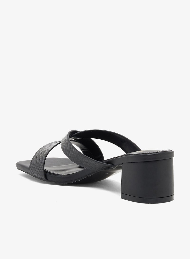 ايلا صنادل بكعب عريض - Image 3