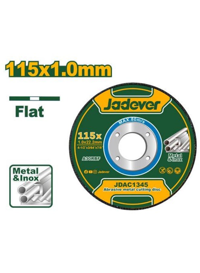 جاديفر  من جاديفر  ديسك قص نحاس فالت 4.5*1 حديد JDAC1345