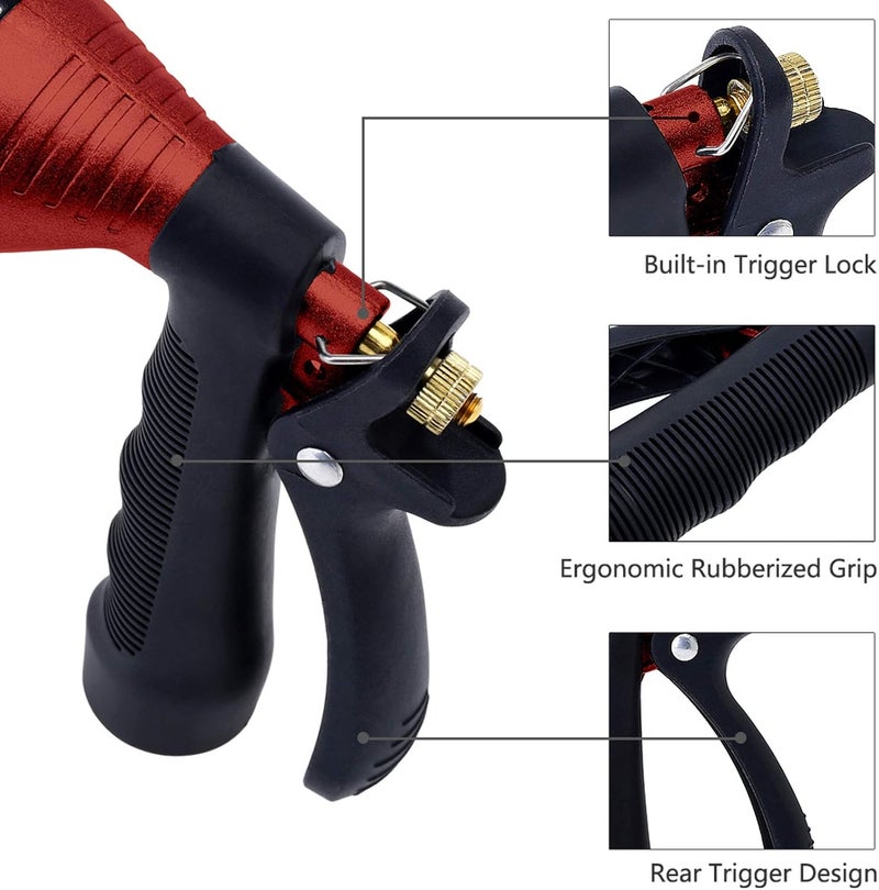 GREEN MOUNT Water Hose Nozzle Spray Nozzle, Metal Garden Hose Nozzle with Adjustable Spray Patterns, Perfect for Watering Plants, Washing Cars and Showering Dogs & Pets - Image 4