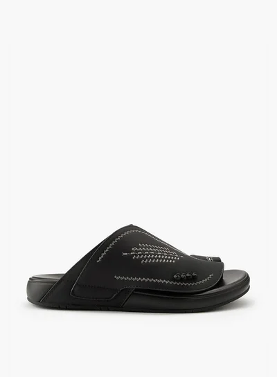 DUCHINI Men's Embroidered Arabic Slip-On Sandals