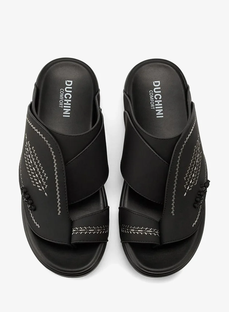 دوتشيني صنادل رجالية مطرزة عربية سهلة الارتداء